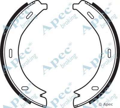 APEC BRAKING shu641 -  Комплект тормозных колодок